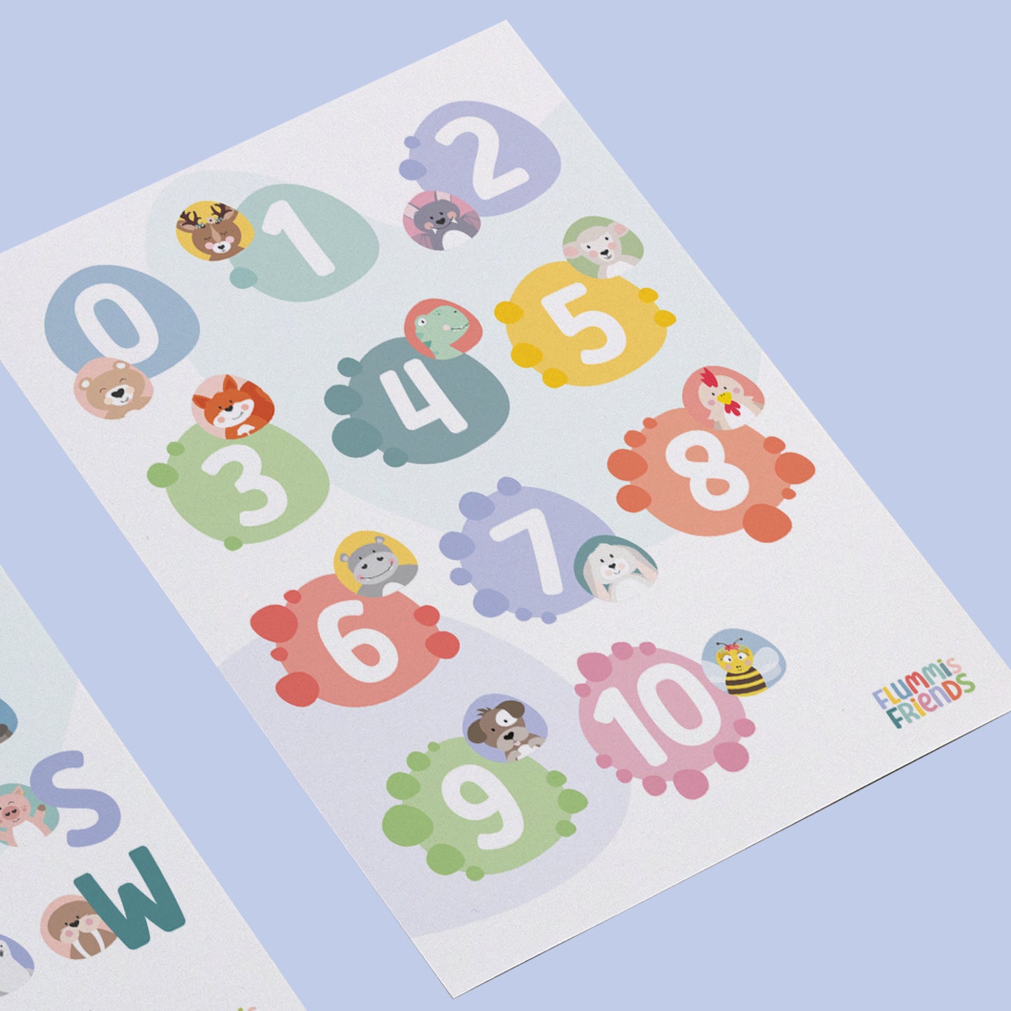 ABC & Zahlen Poster Set 1