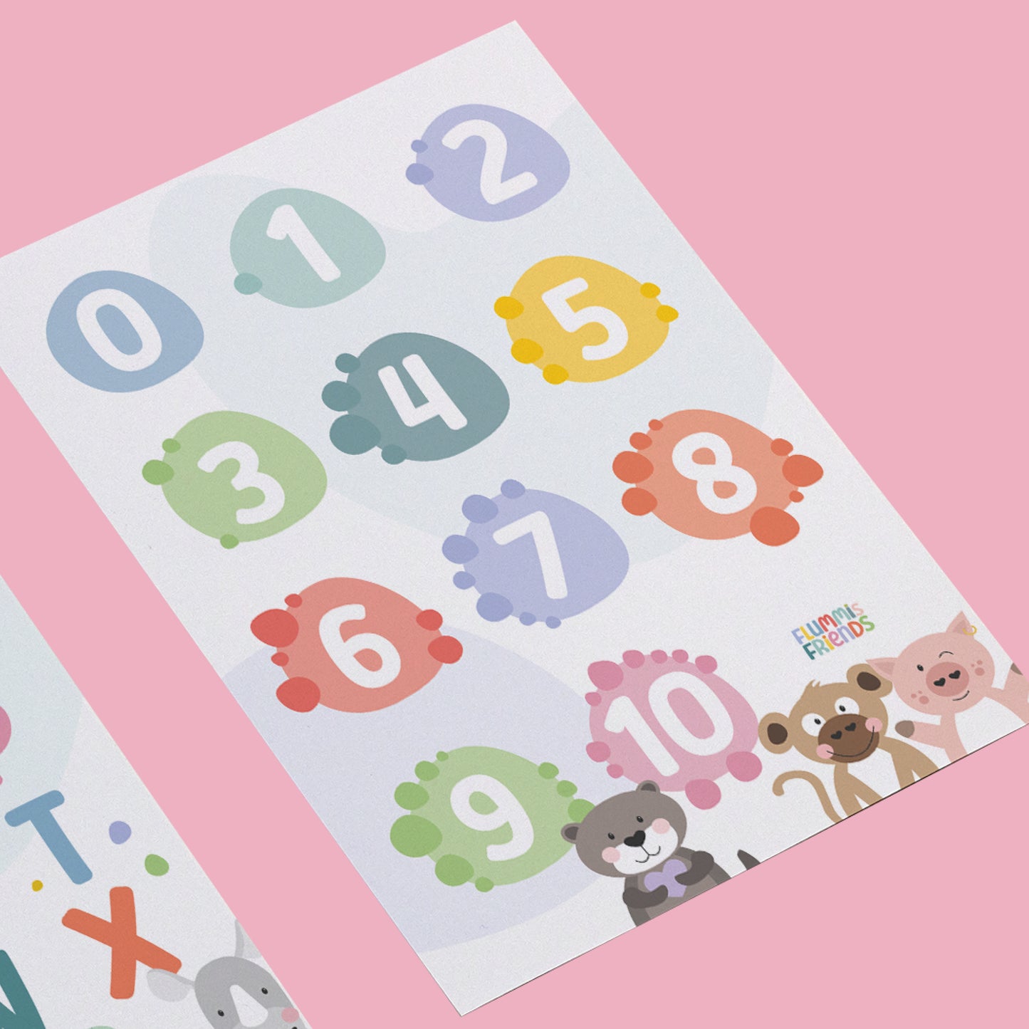 ABC & Zahlen Poster Set 2