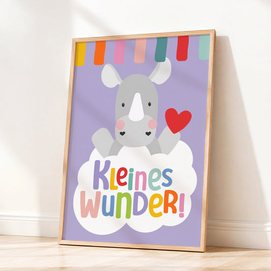 Poster *Kleines Wunder* Rocco Nashorn