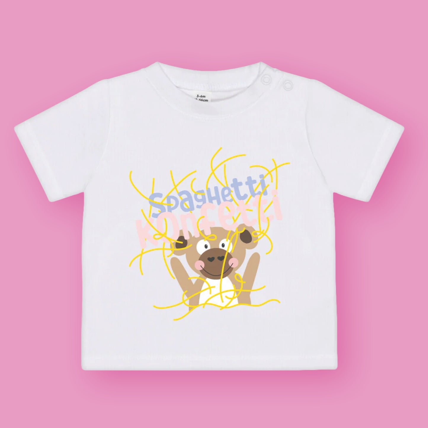 Spaghetti Konfetti Pastel – Baby T-Shirt