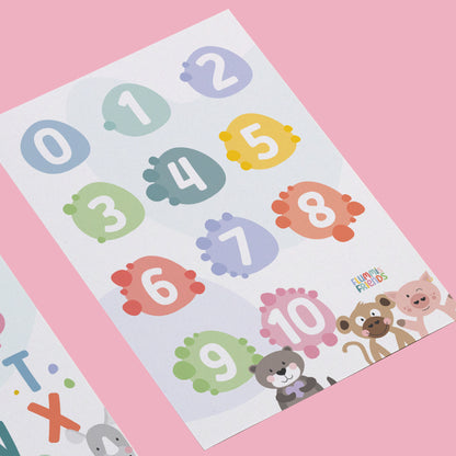 ABC & Zahlen Poster Set 2