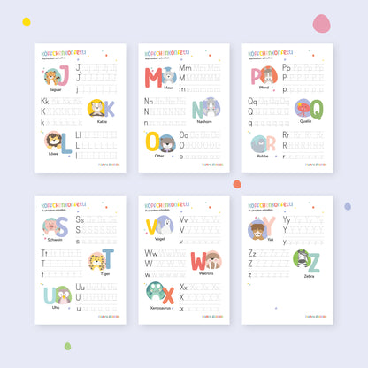 Köpfchenkonfetti – Buchstaben