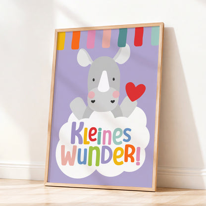 Poster *Kleines Wunder* Rocco Nashorn