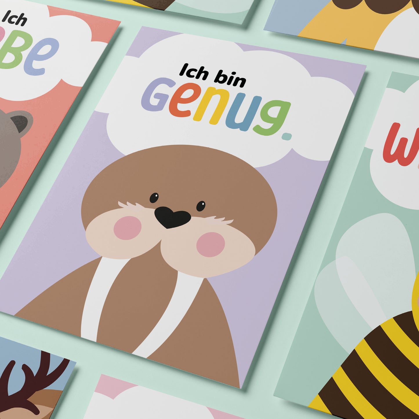 Affirmations-Postkarten