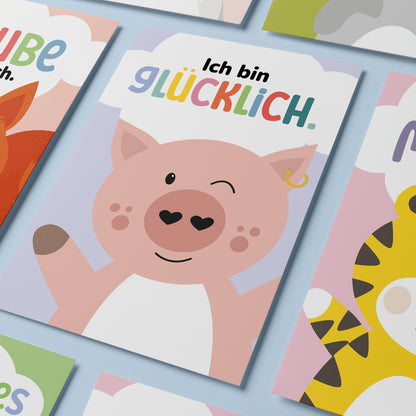 Affirmations-Postkarten