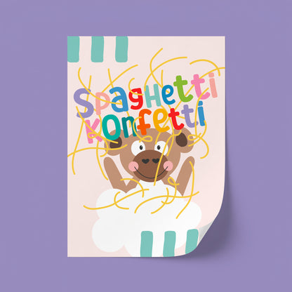 Poster *Spaghetti Konfetti*