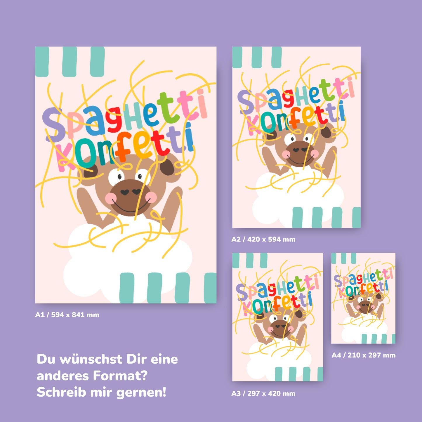 Poster *Spaghetti Konfetti*
