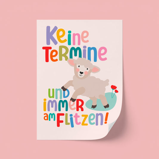 Poster *Keine Termine* Luca