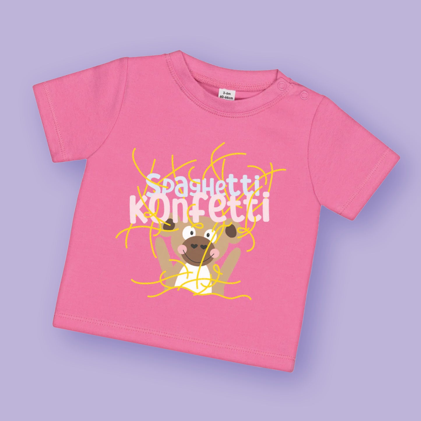 Spaghetti Konfetti Pastel – Baby T-Shirt