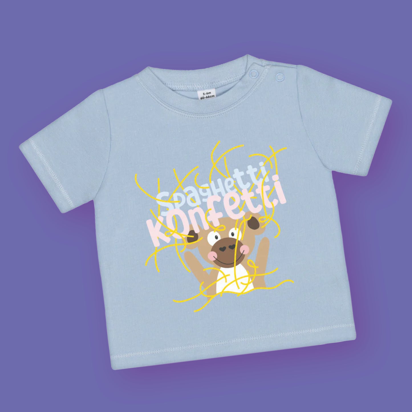 Spaghetti Konfetti Pastel – Baby T-Shirt
